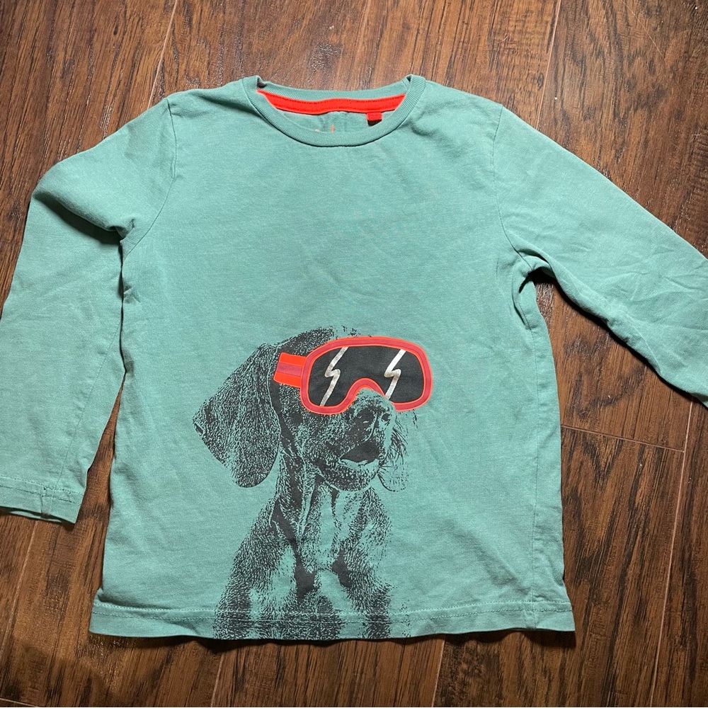 Mini Boden Hound Long Sleeve Shirt